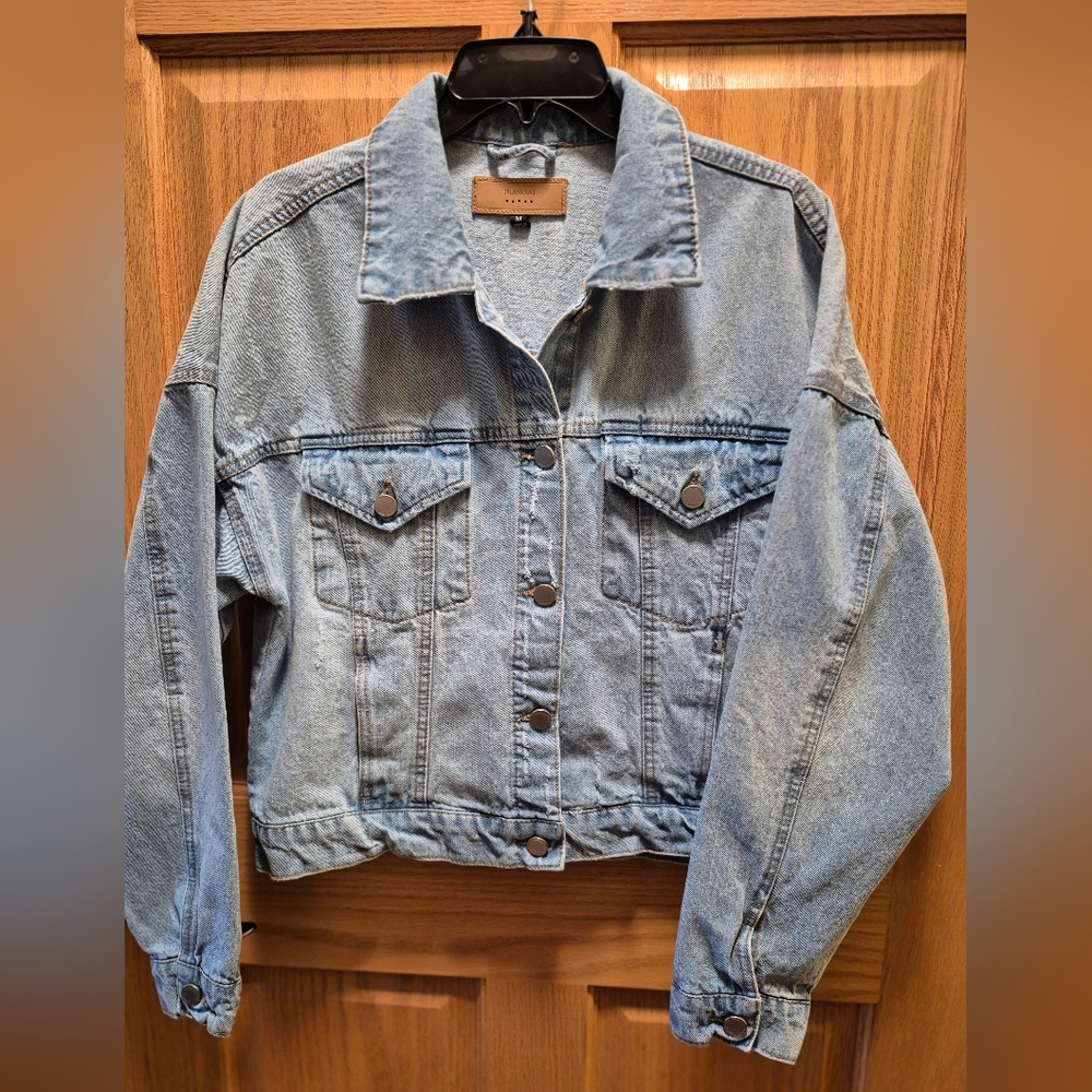 Blank NYC Light Blue Denim Jacket